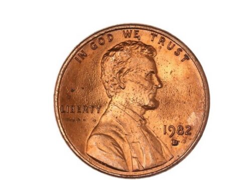 This is a 1982 zinc penny.