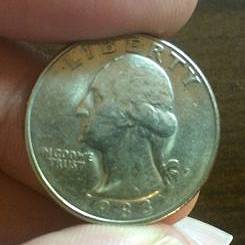 Here's a 1983-P quarter -- another one of the valuable quarters you can easily find in circulation today. 