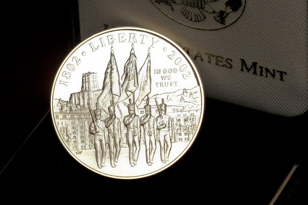 2002 West Point commemorative coin. 