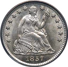 Seated Liberty dollar coin