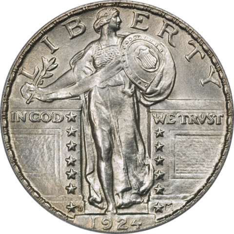 standing liberty quarter historic values