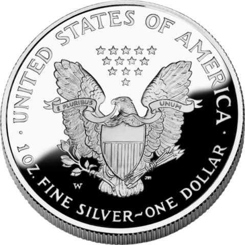 This is a 2006 American Eagle silver dollar coin.