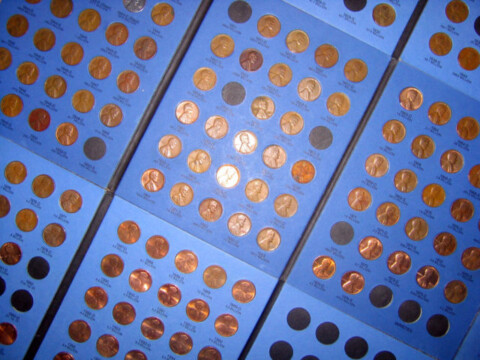 Coin collecting generally is built around the aim of assembling numismatically interesting sets of coins -- like this Lincoln cent collection here. photo by zachflanders on Flickr. Coin collecting generally is built around the aim of assembling numismatically interesting sets of coins -- like this Lincoln cent collection here.
