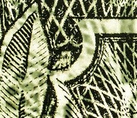 Can you find the spider (or owl) on the dollar bill? photo by Jack Zalium on Flickr wheres-george