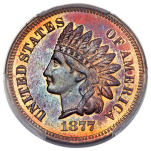 1877 Indian Cent US Coins