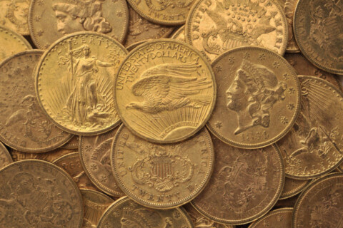 U.S. gold coins. photo by portableantiquities on Flickr U.S. gold coins.