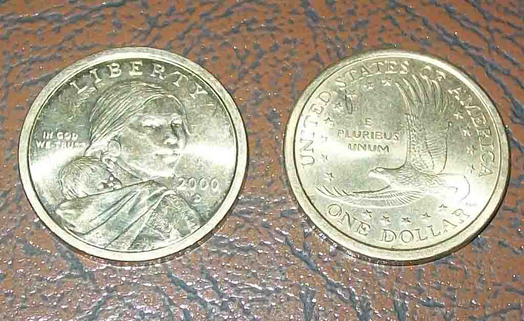 Sacagawea dollar coins (otherwise known as 'golden dollars' when first released in 2000) are hard to find today. Here's how much they're worth. photo by Joshua at TheFunTimesGuide.com Sacagawea dollar coins (otherwise known as 'golden dollars' when first released in 2000) are hard to find today. Here's how much they're worth.