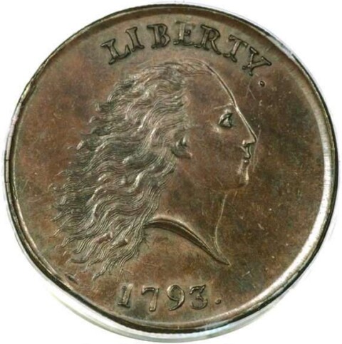 This is a typical 1793 penny. See which features to look for on the rare and valuable 1793 penny. 