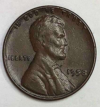 This is a typical 1958 penny, not the doubled die variety.