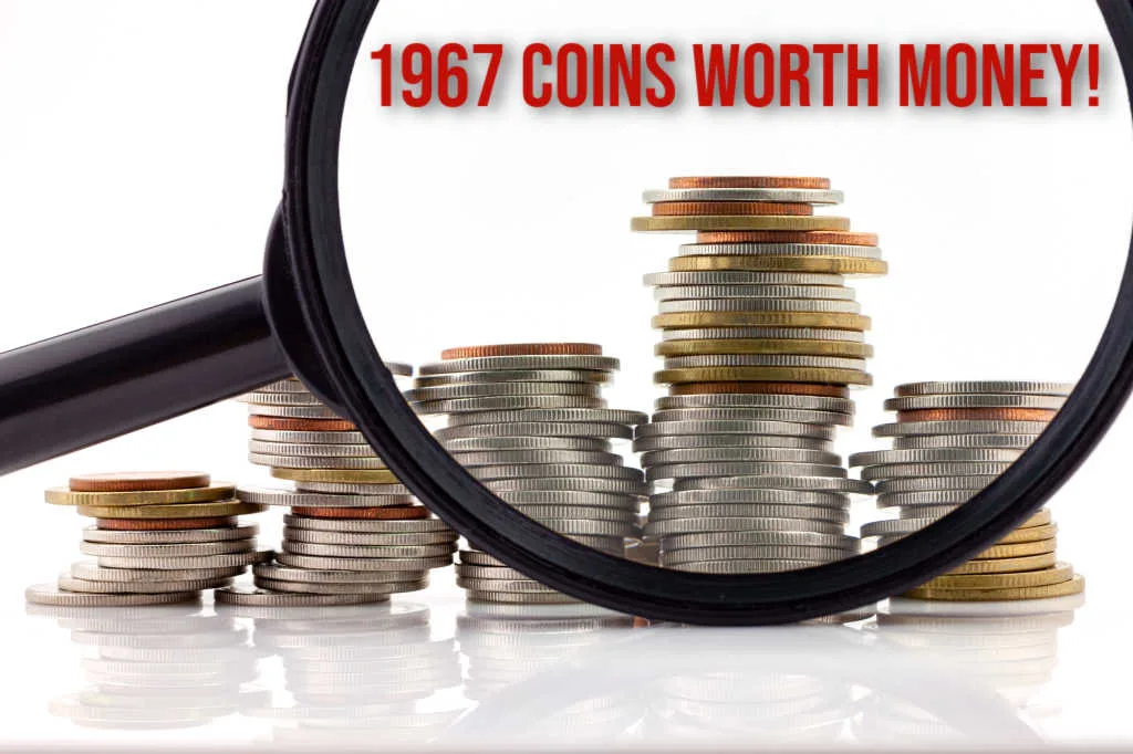 See which coins from the year 1967 are worth the most money.