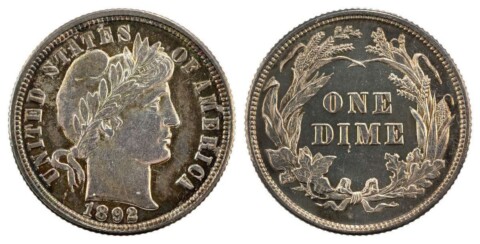 Barber Dime