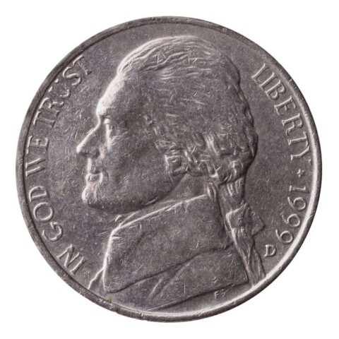 Notice the little "D" letter on this 1999 nickel? That's the mintmark. See what each of the different mintmarks mean and if they add any value to the coin. Notice the little "D" letter on this 1999 nickel? That's the mintmark. See what each of the different mintmarks mean and if they add any value to the coin.