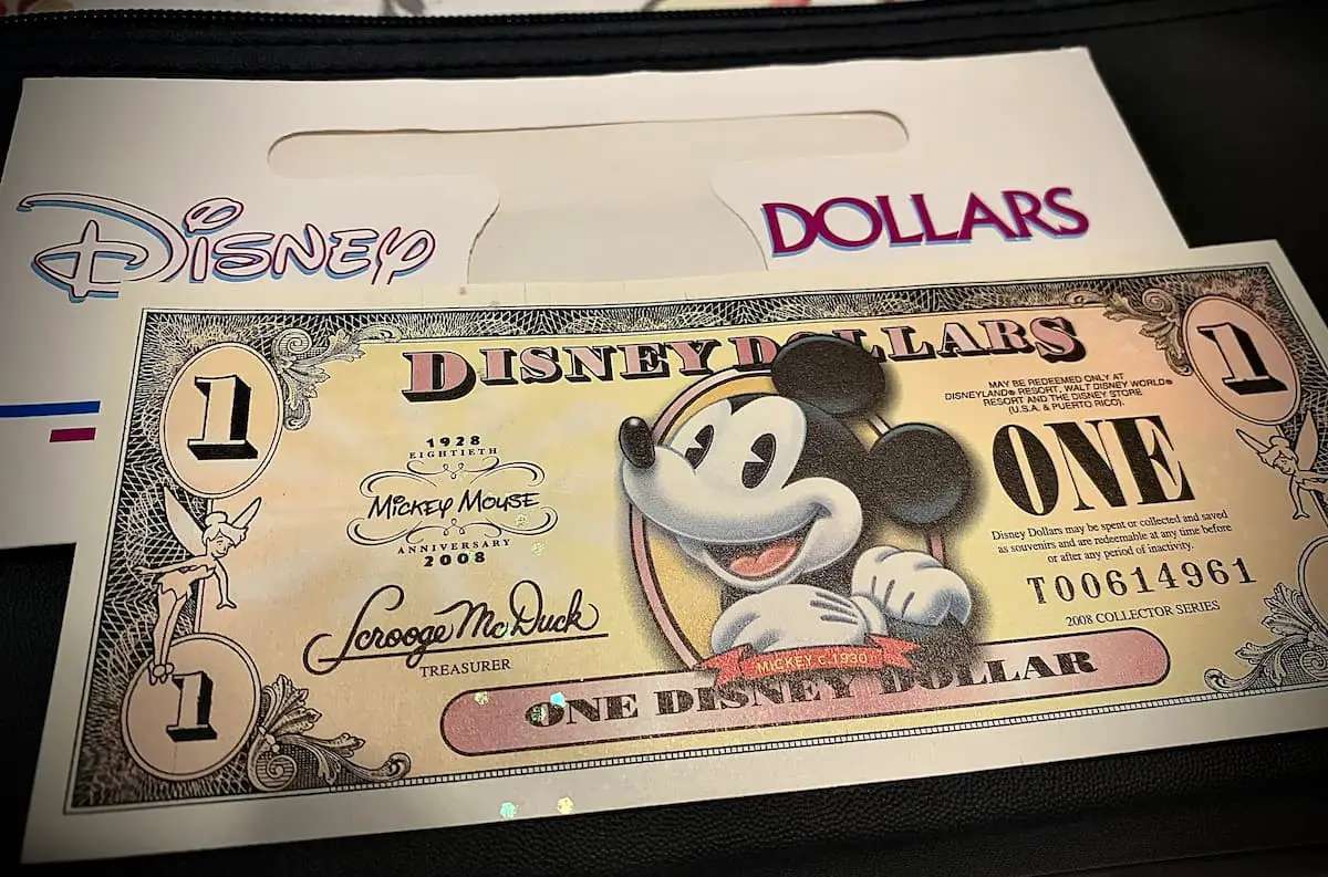 Collectible Disney Dollars - All Disney Dollars were made from 1987 to 2016. They are popular collectibles today -- worth hundreds (sometimes even thousands) of dollars. photo by Joshua at TheFunTimesGuide.com. Collectible Disney Dollars - All Disney Dollars were made from 1987 to 2016. They are popular collectibles today -- worth hundreds (sometimes even thousands) of dollars.