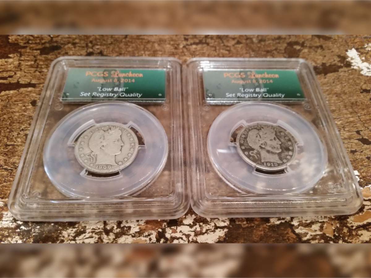 An example of some low ball coins that are "set registry quality." photo by Michel Curi on Flickr An example of some low ball coins that are "set registry quality."