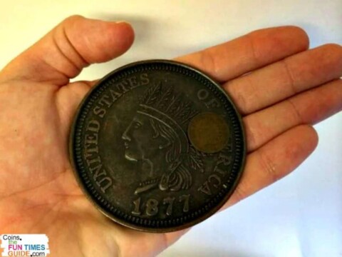 Large 1877 Indian Head Penny