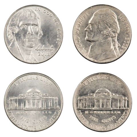 Find out what U.S. nickels are made of... by year!