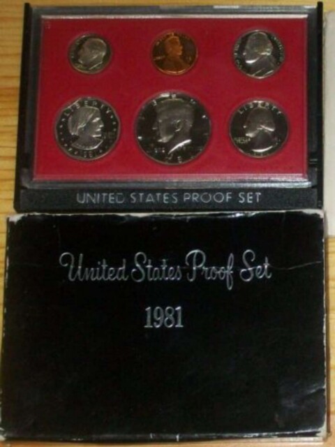 The 1981 proof set comes in 2 varieties - do you have the valuable one?