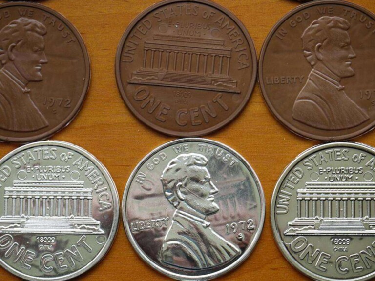 Silver looking pennies are caused by several different things.