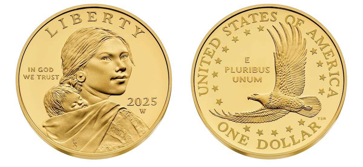 At least one 2025-W gold Sacagawea dollar sold for over $100,000, and many other Sacagawea dollars are also worth six figures. 