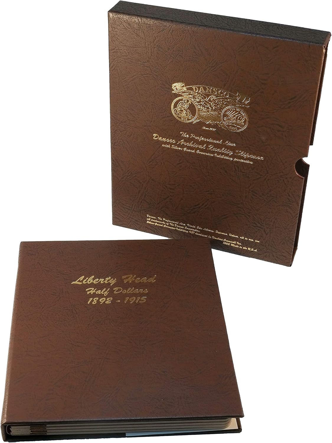 Dansco-barber-half-dollar-album-with-case