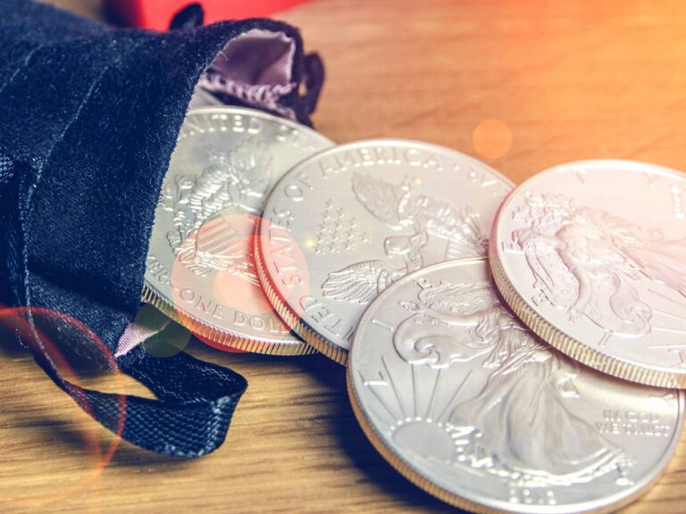 An American Silver Eagle is worth at least as much as one ounce of silver. So, if silver costs $25 per ounce, it will cost at least $25 to buy a silver eagle.
