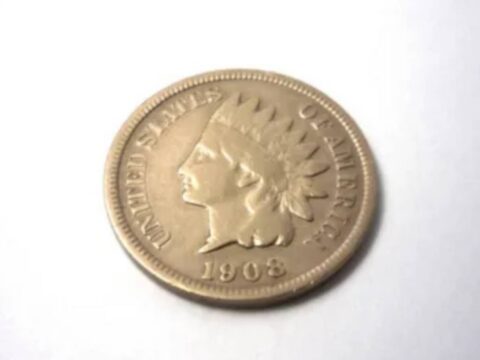 This is a 1908 Indian head penny. 