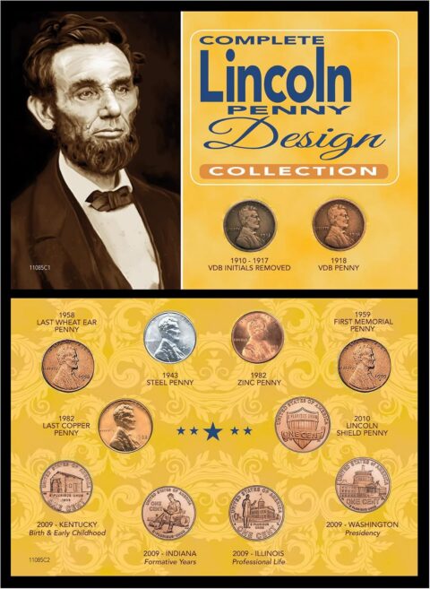 This is an example of a Lincoln Cent design collection.