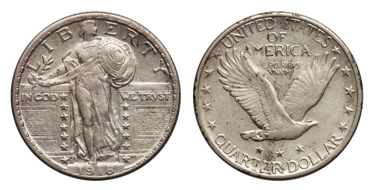 Many Standing Liberty quarters are considered scarce better-date coins by collectors.