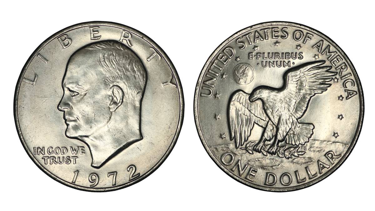 Some of the S-mint Eisenhower dollars are scarcer than regular-issue pieces. 