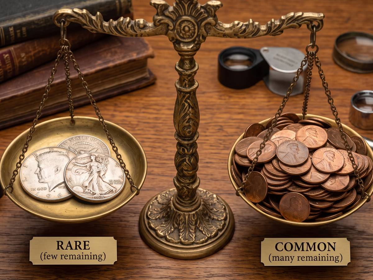 The Sheldon-Breen rarity scale is used to rank rare U.S. coins based on the estimated number of coins known to exist for that coin.