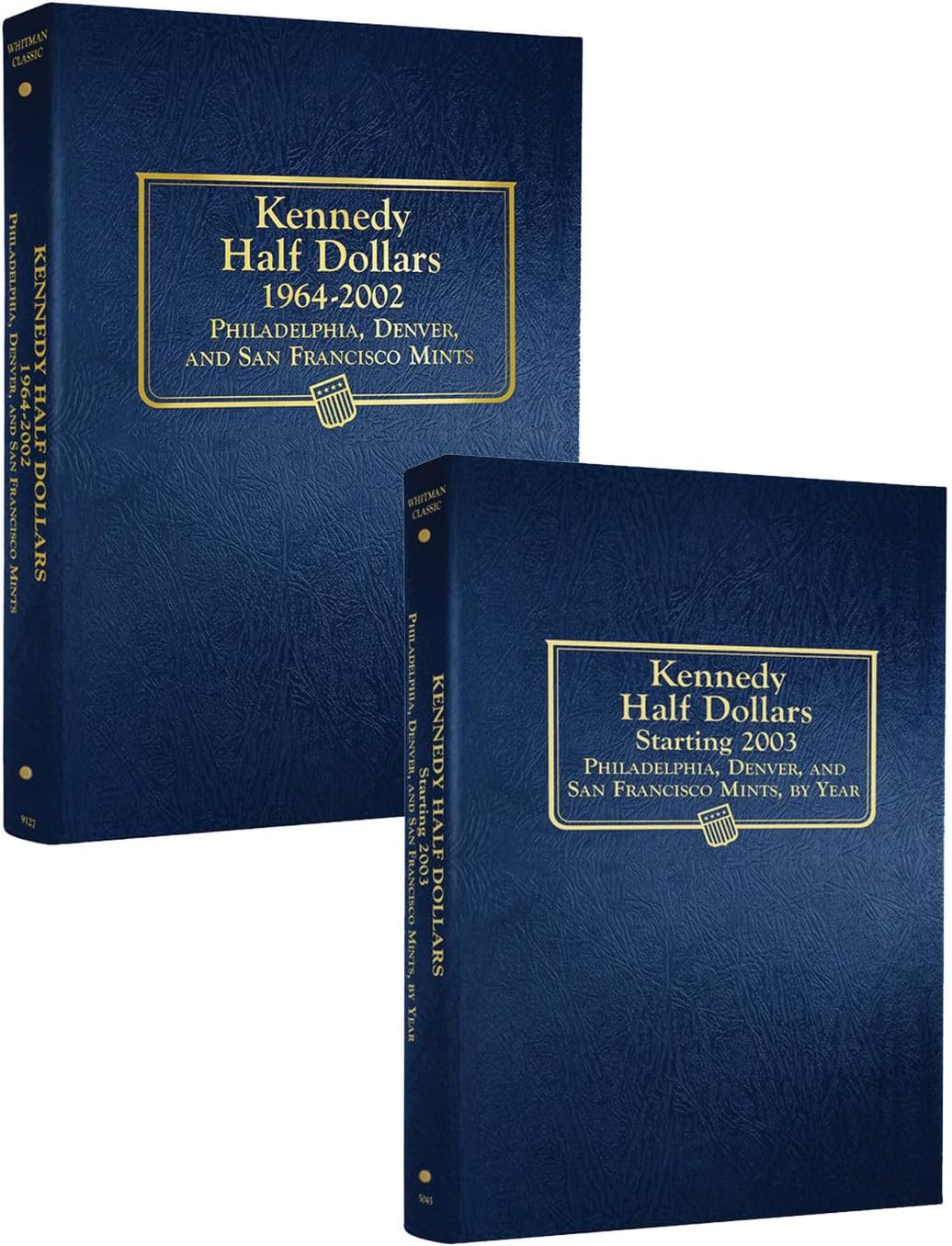 whitman-kennedy-half-dollars-2-album-set
